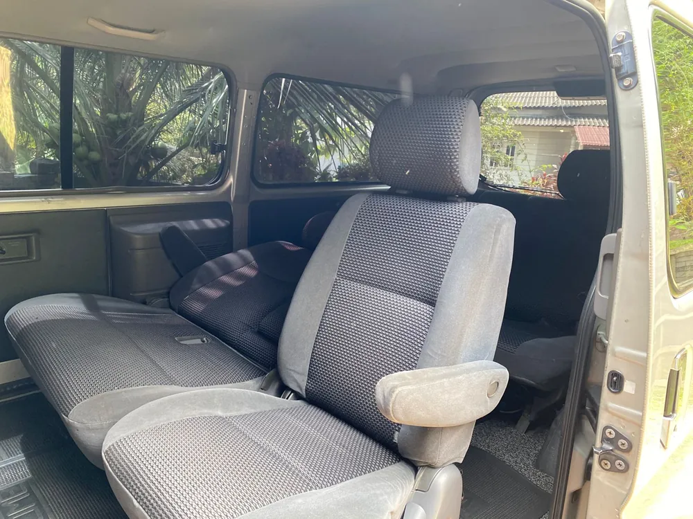 Passenger seating inside Nishan vehicle